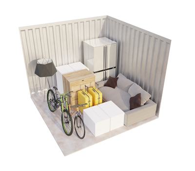 100 sq ft Container storage unit